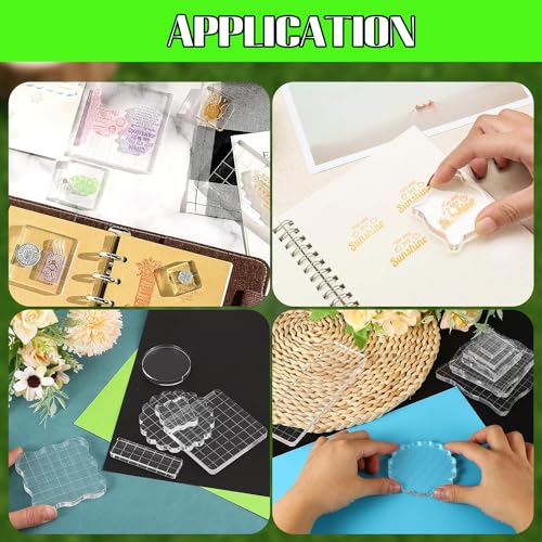 2Pcs Clear Stamp Blocks Set (2 Count)