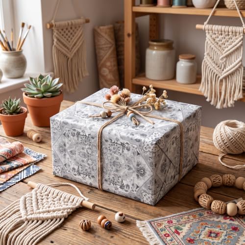 100 Pcs Boho Napkins Paper Guest Towels (100 Count)