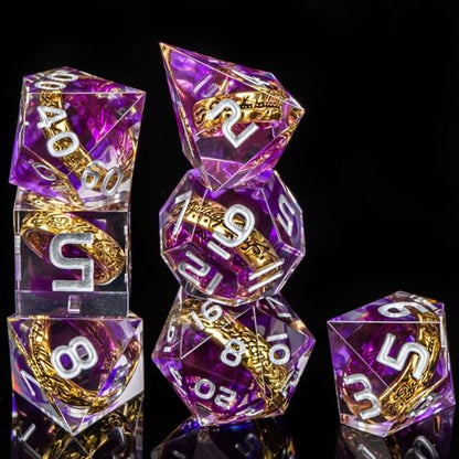 Magic Lord Rings DND Dice Set with Box
