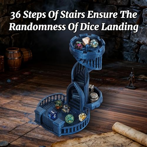 Dice Rolling Tower and Tray