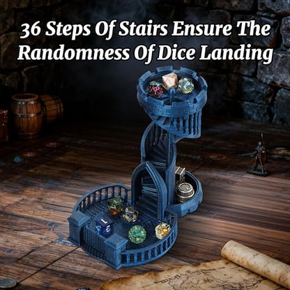 Dice Rolling Tower and Tray