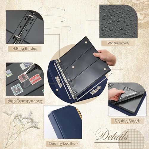 Stamp Collecting Album Binder Kit for Collectors (23 Count)