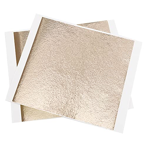 Imitation Gold Leaf Sheets 100 PCS Antique Gold
