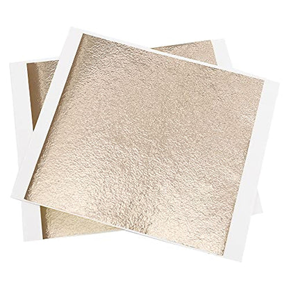 Imitation Gold Leaf Sheets 100 PCS Antique Gold
