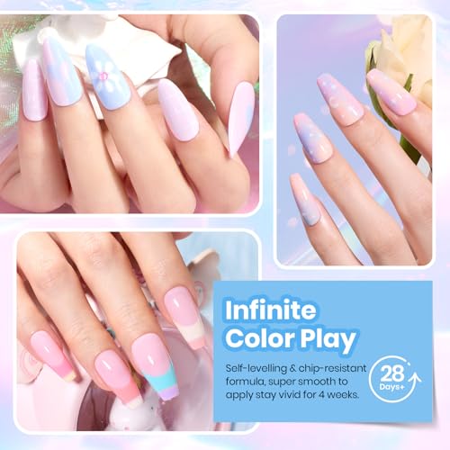 Beetles 20 Colors Gel Nail Polish Set with Base Glossy and Matte Top Coat