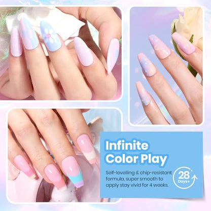 Beetles 20 Colors Gel Nail Polish Set with Base Glossy and Matte Top Coat