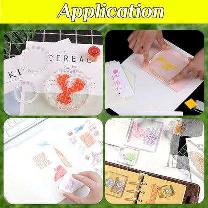 5 Pieces Clear Stamp Blocks Set (5 Count)