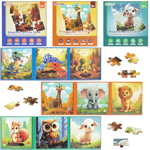 Magnetic Puzzles for Toddlers 3 (113 Count)