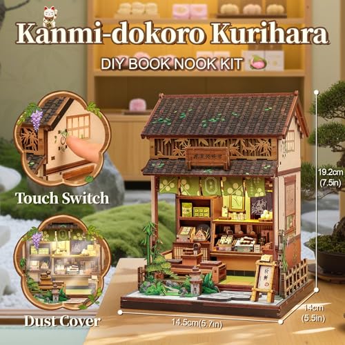 Book Nook Kit Japanese Miniature Desert Shop