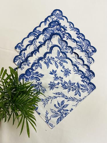 Hand Block Print Cloth Napkins (4 Count)
