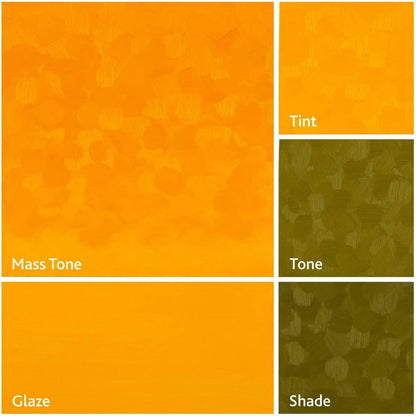 Tusc & Pine Artist Oil Paint - Cadmium Yellow Deep, 40 ml, Non-Yellowing, Rich & Creamy Consistency, Maximum Pigment Load, Small Batch Milled Oil Paints Made in the USA for Professional Artists