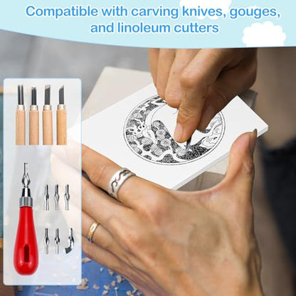 50 Pack Rubber Carving Blocks 4 x 6 Inch (50 Count)