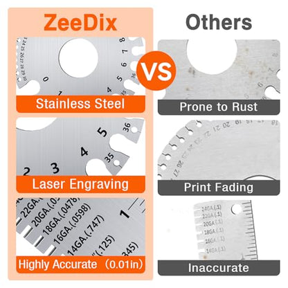 Wire Gauge Measuring Tool (2 Count)