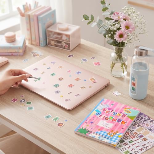 1000+ Pcs Alphabet Collage Sticker Book