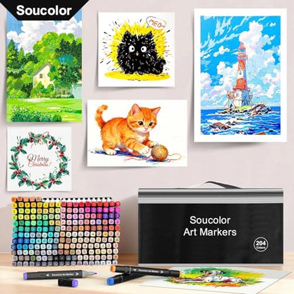 262 Colors Alcohol Markers (262 Count)
