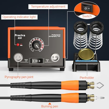 935 Dual Handle Wood Burning Kit
