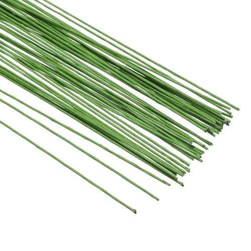 22 Gauge 16" Floral Stem Wire Paper Wrapped Iron Artificial 100Pcs