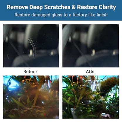 3'') Glass Scratch Removal Kit for use with a Drill on All Glass Surfaces