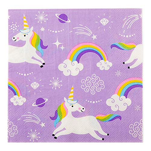 Purple Paper Luncheon Napkin (20 Count)