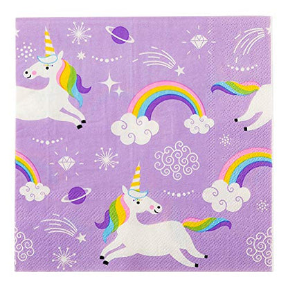 Purple Paper Luncheon Napkin (20 Count)