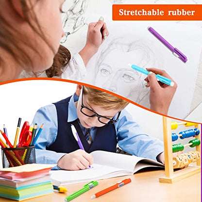 15 Pcs Retractable Mechanical Eraser Pen (15 Count)