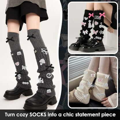 100 Pcs Big Junk Case Charms Kit for Phone Cases & Socks & Shoes