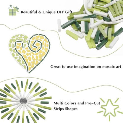 Mosaic Tiles for Crafts Bulk (7.05 Ounce)