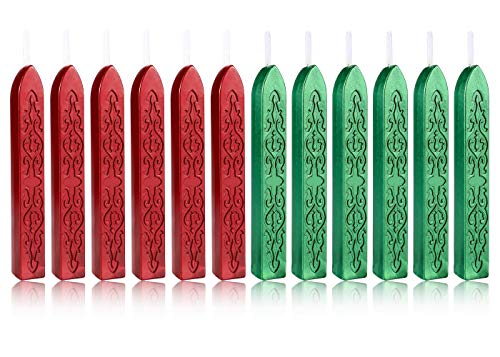 12Pcs Sealing Wax Sticks for Wax Seal Stamp (12 Count)