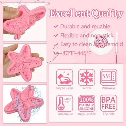 1Pcs Starfish Candy Fondant Mold