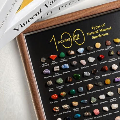 Natural Mineral Specimen Shadow Box