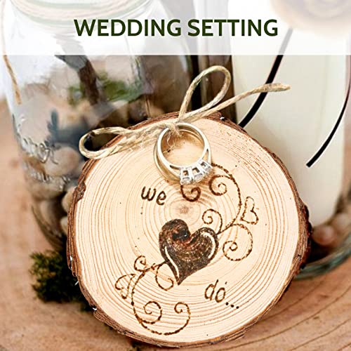 2.3 3.1 Inches Natural Wood Slices Set for Crafts (25 Count)