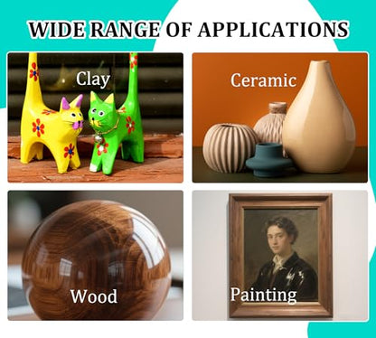 7oz Air Dry Clay Glaze Kit