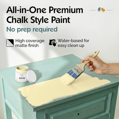 Daisy Yellow 4 Fl Oz Chalk Paint for Furniture All in One