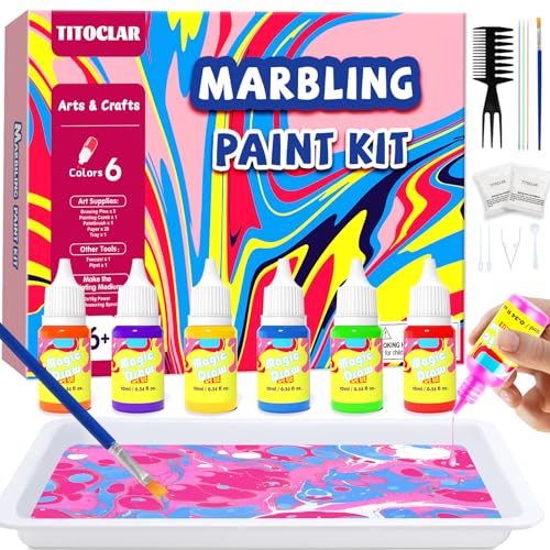 Water Marbling Paint for Kids