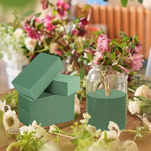 Floral Foam Bulk 30Pcs Green Flower Foam Blocks Wet Dry Foam