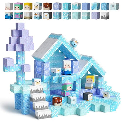 Magnetic Building Blocks Princess Castle for Girls Age 3+ Years Old