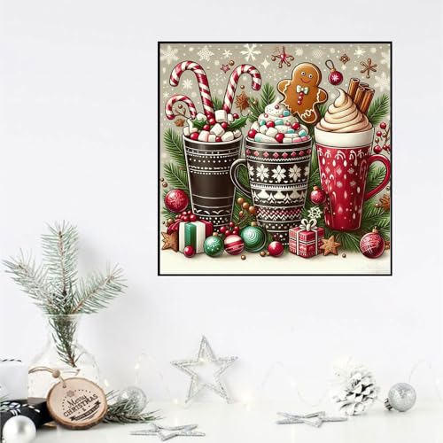 Christmas Stamped Cross Stitch Kits for Beginners Adults