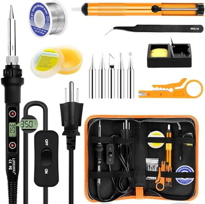 80W LCD Soldering Iron Kit Adjustable Temp 180