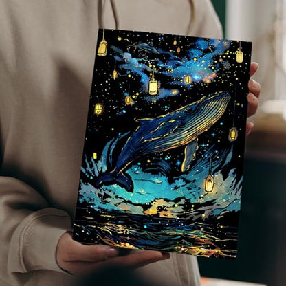 Glow in The Dark Scratch Art for Adults