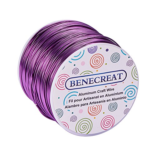 18 Gauge Jewelry Craft Aluminum Wire 492 Feet Bendable Metal Sculpting Wire for Craft Floral Model Skeleton Making