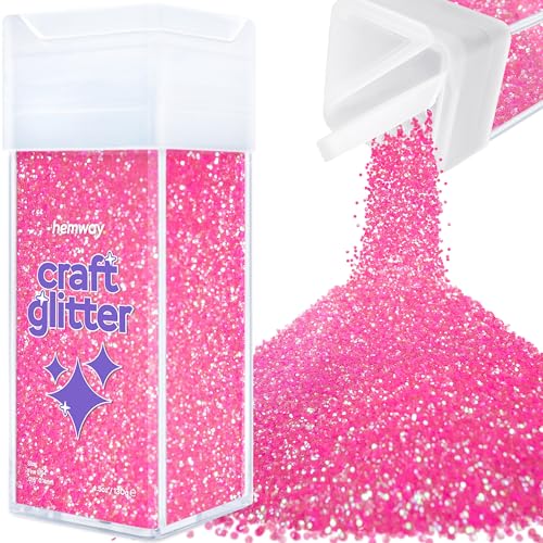 Craft Glitter Shaker Baby Pink Iridescent 110g Fine (4.6 Ounce)