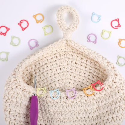 48pcs Cat Stitch Markers for Crocheting