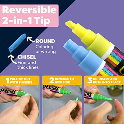 Chalkboard Markers Set of 8 Washable (8 Count)