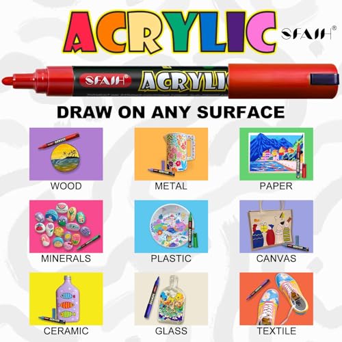 Acrylic Creative Markers (36 Count)