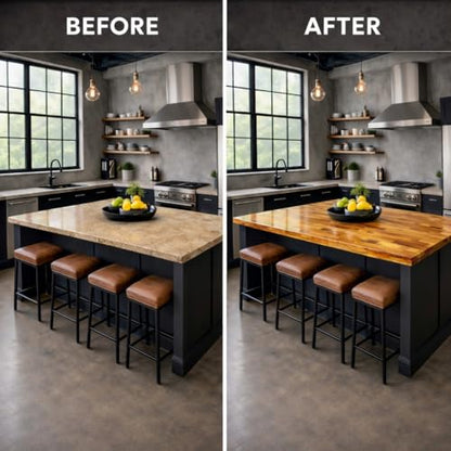 Butcher Block Easy Epoxy Countertop Paint Kit (105 Fl Oz)