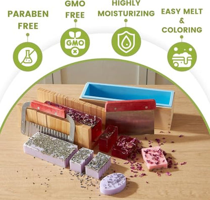 Deluxe 2-in-1 Candle & Soap Making Supplies Kit with Melter for Adults