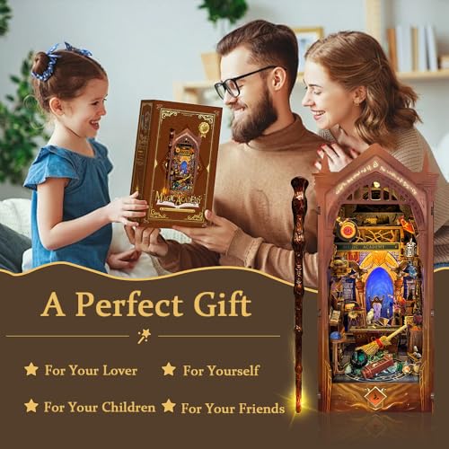 Magic Book Nook Kit with Remote Wand