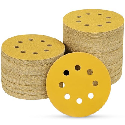 100PCS 5 Inch Sanding Discs 800 Grit Random Orbit Sander Sandpaper (100 Count)