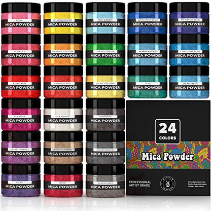 Mica Powder Pigment Powder for Epoxy Resin (25.9692 Fl Oz)