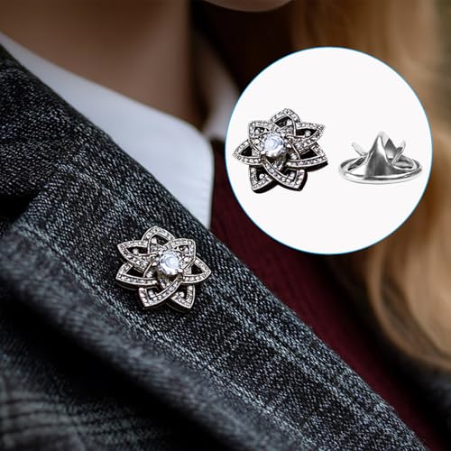 50 Pairs Premium Butterfly Clutch Pin Backs with 8mm Length 10mm Width Blank Pins for DIY Enamel Pins (100 Count)